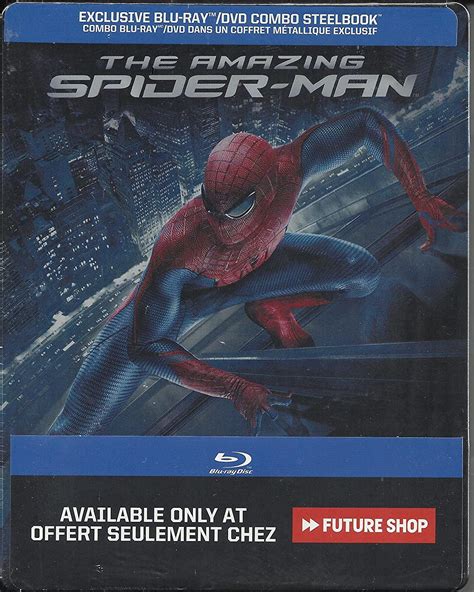 Amazon The Amazing Spider Man Blu Ray SteelBook Blu Ray DVD