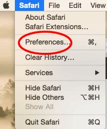 How to display the pop-up in the Mac Safari