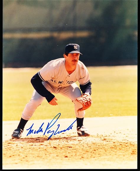 Lot Detail Autographed Mike Pagliarulo New York Yankees MLB Color 8