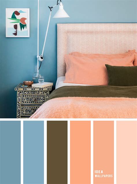 10 Best Color Schemes For Your Bedroom Blue Peach