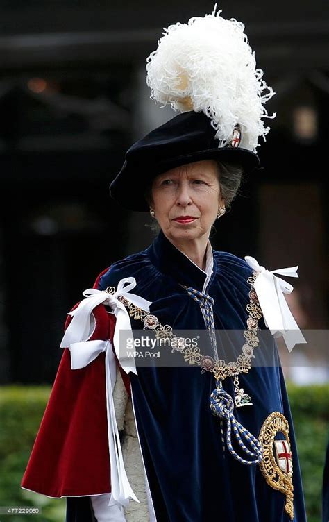 Princess Anne Princess Royal Attends The Order Of The Garter Service