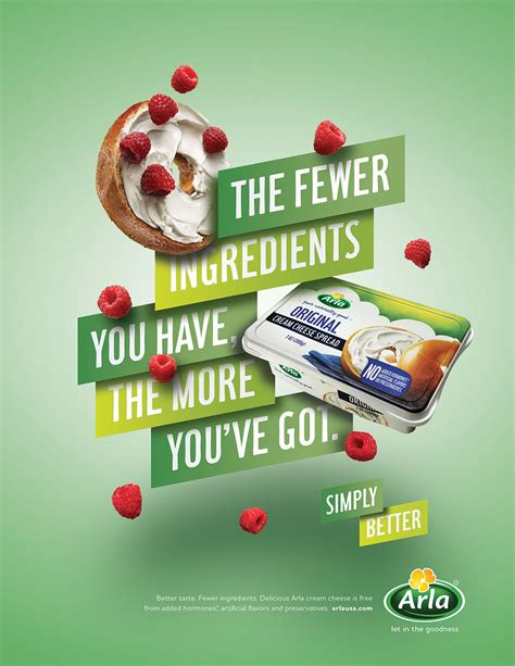 Arla On Behance Type Oh Food Poster Design Creative Advertising