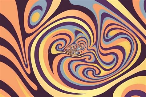 Psychedelic Swirl Groovy Pattern Psychedelic Retro Wave Wallpaper Liquid Groovy Background