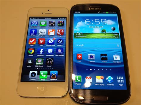 Iphone 5 Vs Samsung Galaxy S3 Benchmarks Only Review Attmobilereview