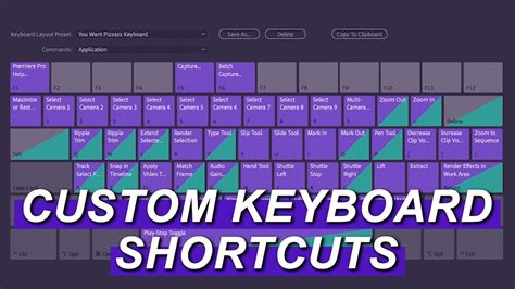 Custom Keyboard Shortcuts Edit Faster In Premiere Pro Youtube How To