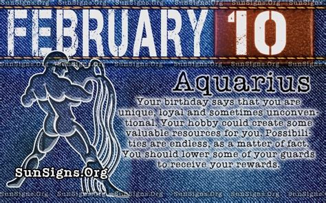 The pisces starts on february 20 and ends on march 20. February 10 - Aquarius Birthday Horoscope Meanings ...