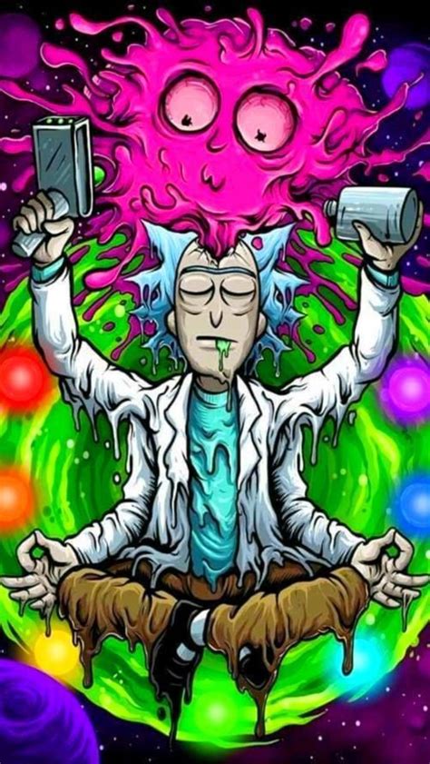 That said, desktop wallpapers cannot be ignored, they mean different things to different people. Trippy Wallpaper in 2020 | Rick and morty poster, Rick and ...