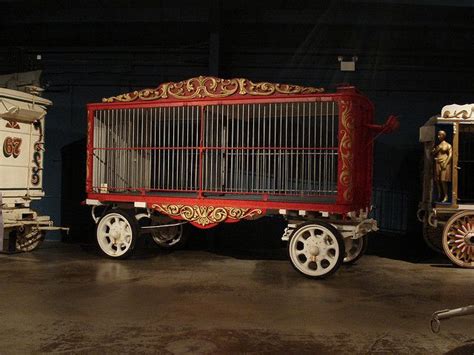 Red Circus Wagon Cage Circus Decorations Vintage Circus Circus