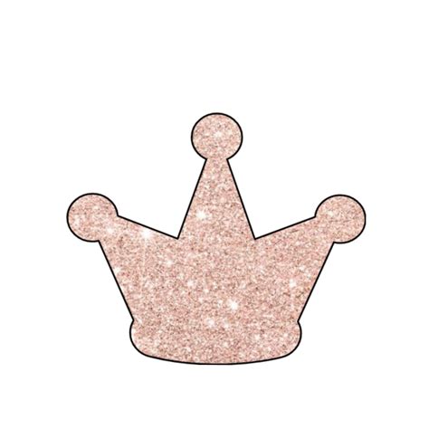 Crown Glitter Rosegold Freetoedit Sticker By Enquiesoft