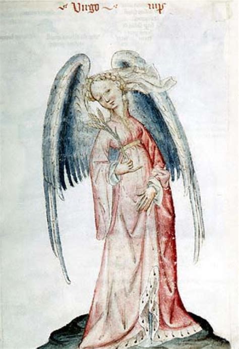 Virgo From A Belgian Manuscript C 1403 Zodiacart
