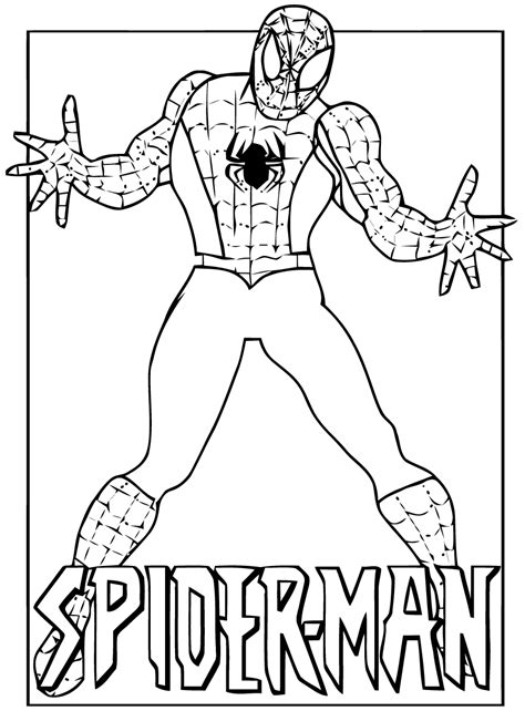 Spiderman 5  Coloriage Spiderman  Coloriages pour enfants