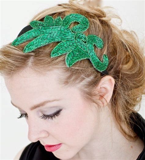 Emerald Green Beaded Headband Feature In Etsy Storque The Etsy