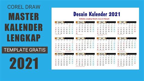 Kalender 2021 Lengkap Dengan Hijriyah Pdf Kalender Tahun 2021