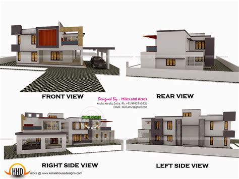 3d View With Plan Kerala Home Design And Floor Plans 9k Dream Houses