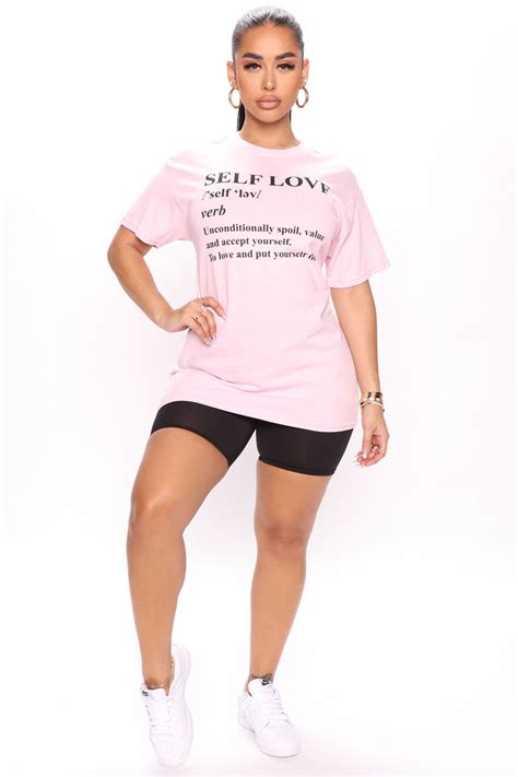 Define Self Love T Shirt Pink Fashion Nova Screens Tops And