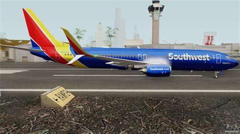 Boeing 737 800 Southwest Airlines Heart Livery Para Gta San Andreas