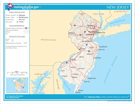 Detailed Map Of Northern New Jersey