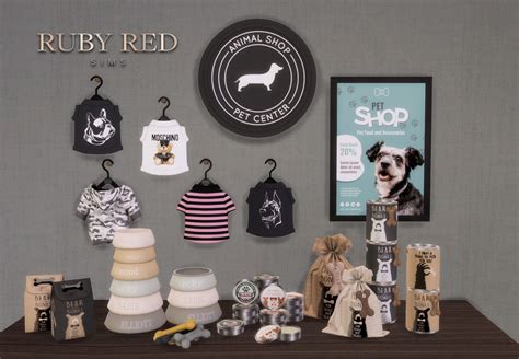 Pet Shop Cc Set At Ruby Red Sims 4 Updates