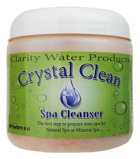 4 mmr professional strength instant mold and mildew stain remover 1 gallon. Natural Hot Tub Cleaner - Crystal Clean - Clarity for Spas ...