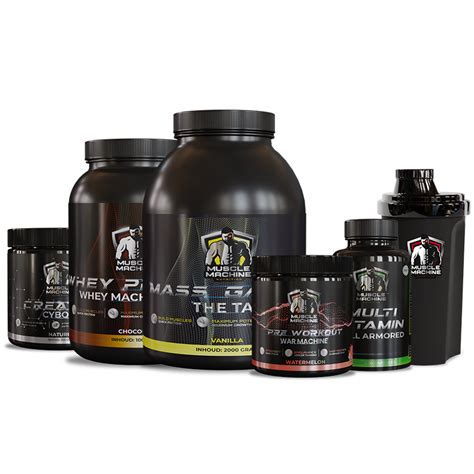 Massa Pakket Muscle Machine Nutrition Hoogwaardige Kwaliteit Supplementen