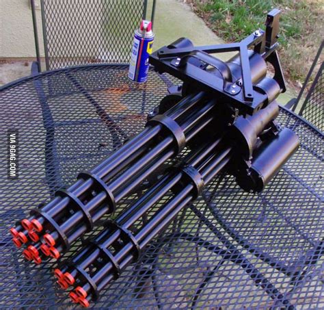 When You Get Bored And Have 3 Airsoft Miniguns Gaming