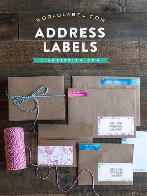 See what's new in printable label templates. Printable Address Labels in a Watercolor and Floral Design ...
