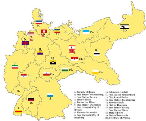 States Of Germany Rimaginarymaps