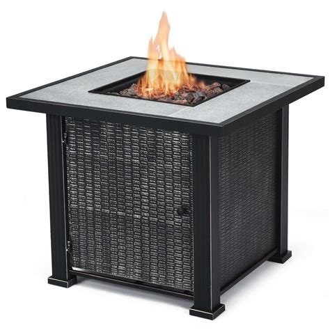 Costway 30 Square Propane Gas Fire Pit 50000 Btus Heater Outdoor