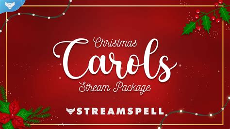 Christmas Twitch Overlay Package Festive Twitch Package Winter Twitch