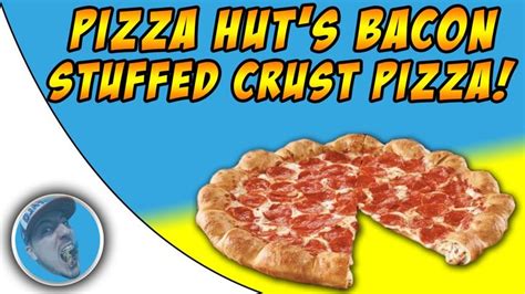 Pizza Huts Bacon Crust Pizza Food Review Food Reviews Food