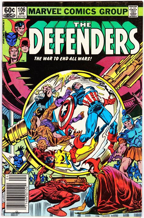 Defenders 106 1st Series 1972 April 1982 Marvel Comics Etsy Comics