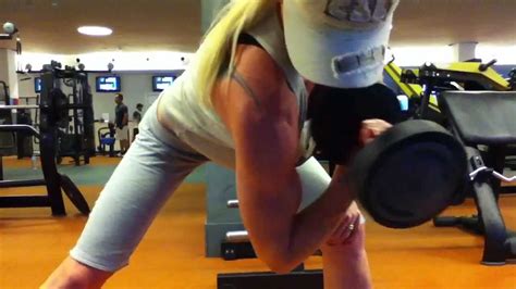 Krisztina Sereny Biceps Workout July 22 2011 Youtube