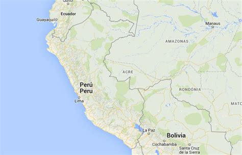 ﻿mapa De Perú﻿ Donde Está Queda País Encuentra Localización