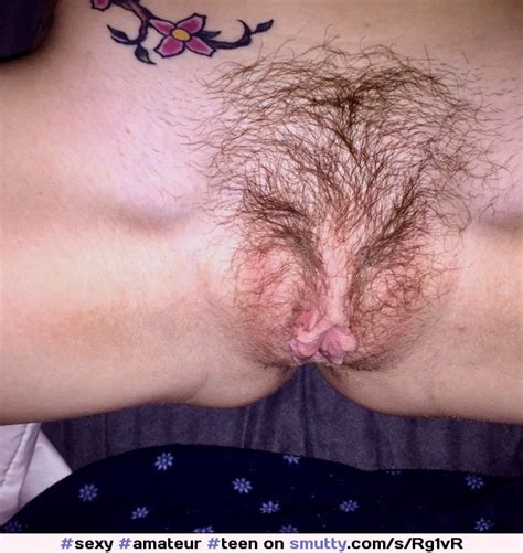 Sexy Amateur Teen Selfie Selfshot Pinkpussy Cunt Hairy Clit Labia Tattoo Closeup