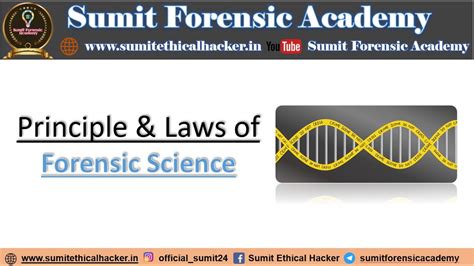 Principles Of Forensic Science Basic Principles Of Forensic Science