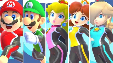Mario Sonic At The Olympic Games Tokyo Surfing All Characters