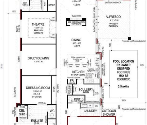 Floor Plan Friday 4 Bedroom 3 Bathroom With Modern Skillion Roof In