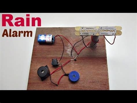 Much cheaper and easier than you may think for under $5 ! Rain Detector Alarm - How to make a Rain Detector Alarm at ...