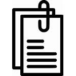 Documents Icon Attached Svg Transparent Onlinewebfonts Cdr