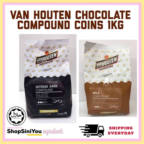 Repack Van Houten Chocolate Compound 1kg Shopee Malaysia