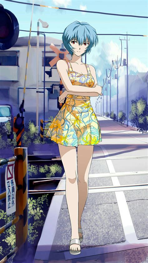 Rei Ayanami Neon Genesis Evangelion Neon Evangelion Anime Love Kawaii Anime Girl Anime Art