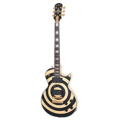 Guitarra Epiphone Zakk Wylde Les Paul Custom Plus Bullseye R 4899