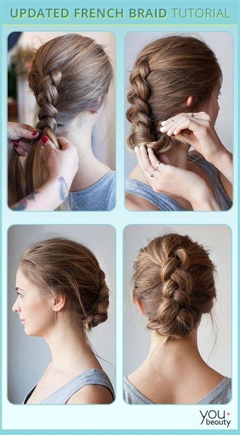 Braid this section of hair, starting loosely at the top and braiding toward the back of your head another breathtaking braid that requires zero braiding. 23 Creative Braid Tutorials That Are Deceptively Easy