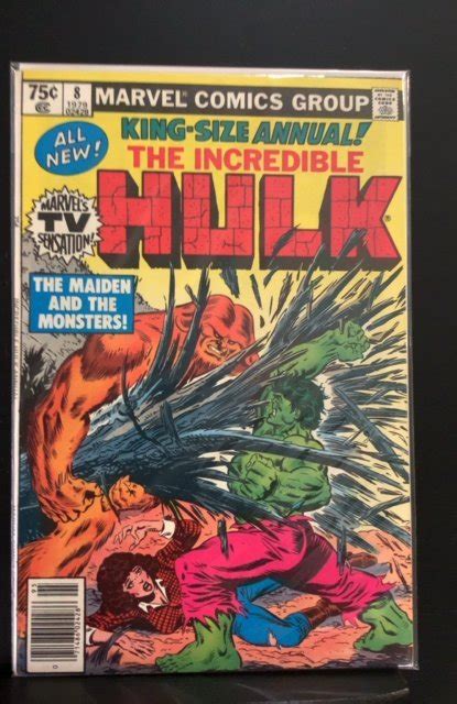 The Incredible Hulk Annual 8 1979 Comic Books Bronze Age Marvel