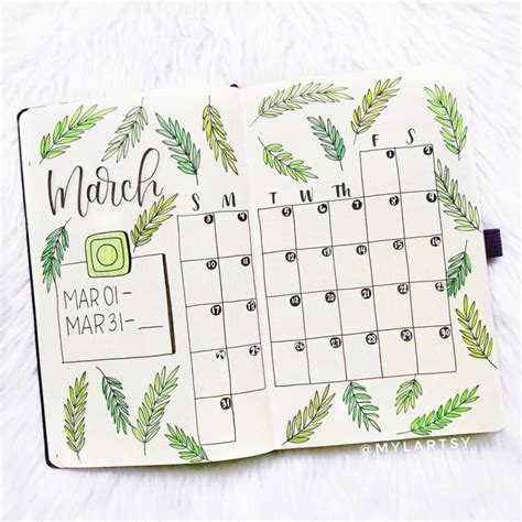 20 March Bullet Journal Ideas To Get Creative This Spring