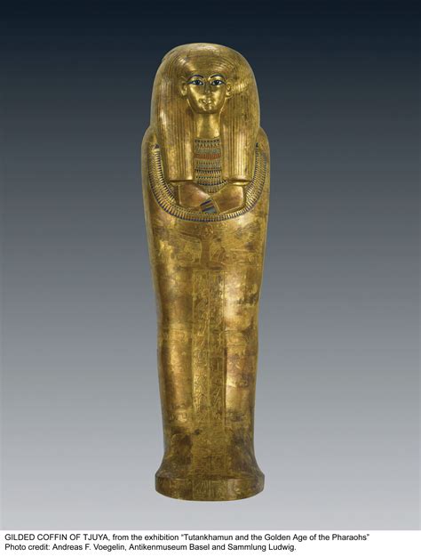 Gilded Coffin Of Tuya © Andreas F Voegelin Ancient Egypt Civilization Ancient Egyptian