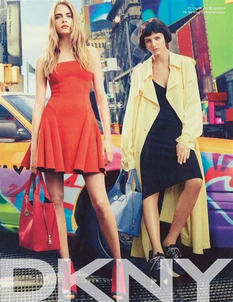 Cara Delevingne For Dkny Spring Summer Campaign Fashion Colorful Fashion Cara Delevingne