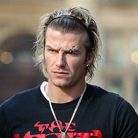 David Beckham Hair Hairstyles Then And Now Glamour UK