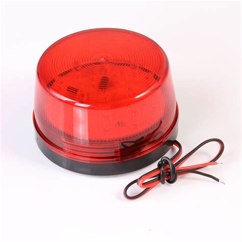 Dc12v Red 15 Led Beacon Flash Strobe Light Industrial