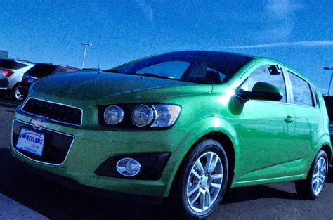 The Performance Oriented Chevrolet Sonic Hatchback Features A Turbo